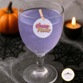 Load image into Gallery viewer, Purple edible glitter and hocus pocus Halloween topper
