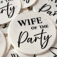 Load image into Gallery viewer, Wife of the Party Edible Cocktail Toppers – Hen Party & Bride