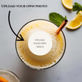 Load image into Gallery viewer, Personalised wedding photo cocktail toppers for unique celebrations with custom images.