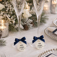 Load image into Gallery viewer, Mr & Mrs Personalised Bride & Groom Wine Glass Charm Set