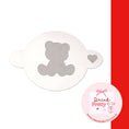 Load image into Gallery viewer, Reusable Stencil Cocktail & Coffee- Teddy Bear