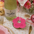 Load image into Gallery viewer, Vibrant Checker Personalised Name Drink marker