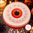 Load image into Gallery viewer, Blood Shot Red Eye Ball Halloween Edible Drink Toppers