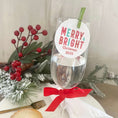 Load image into Gallery viewer, merry and bright cocktail toppers