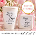 Load image into Gallery viewer, Ready To Pop Baby Shower Stickers For Cups & Favours