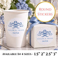 Load image into Gallery viewer, Something Blue Party Stickers For Cups & Favours