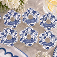 Load image into Gallery viewer, Blue Baby In Bloom Personalised Name Drink identifiers- Pack of 6
