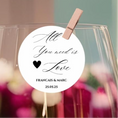 Load image into Gallery viewer, ‘All You Need Is Love’ Wedding Edible Drink Toppers