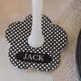 Load image into Gallery viewer, Black & white diamond personalised name drink markers featuring a flower design with the name JACK.