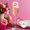 Load image into Gallery viewer, ‘Peace, Love & Wine’ Edible Drink Toppers