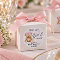 Load image into Gallery viewer, We Can Bearly Wait Pink Baby Shower Cup & Favour Stickers