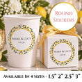 Load image into Gallery viewer, Limoncello Party Stickers For Cups & Favours