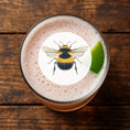 Load image into Gallery viewer, Bee kind edible cocktail toppers