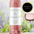 Load image into Gallery viewer, Minimalist Engagement Personalised Wine Label