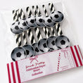 Load image into Gallery viewer, Football Paper Straw Toppers Pack of 12