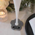 Load image into Gallery viewer, Black & White Diamond Personalised Name Drink markers