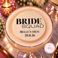 Load image into Gallery viewer, Bride Squad Hen Cocktail Toppers on a stylish cocktail for Belle's hen party, enhancing drink aesthetics.