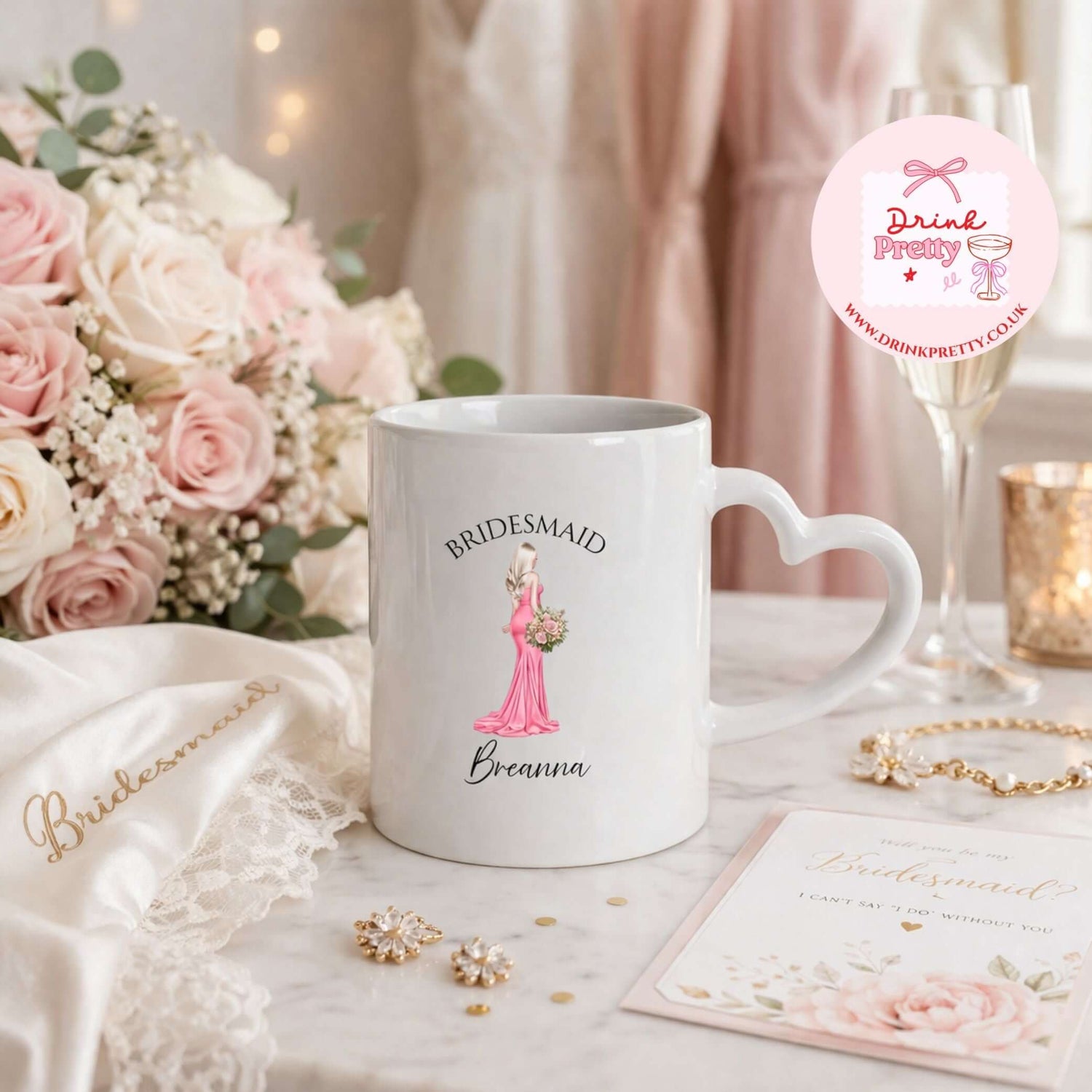 Personalised Mug Gifts Drink Pretty