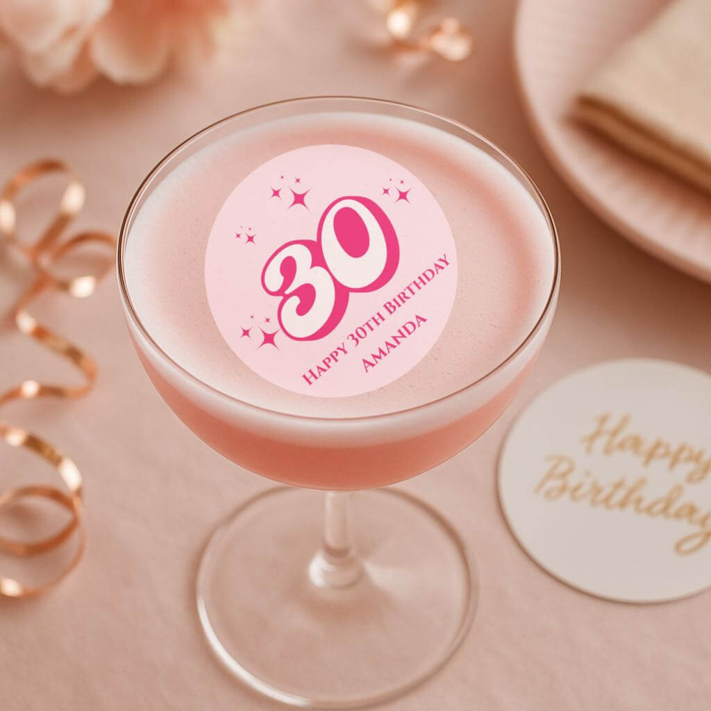 Edible Cocktail Drink Toppers