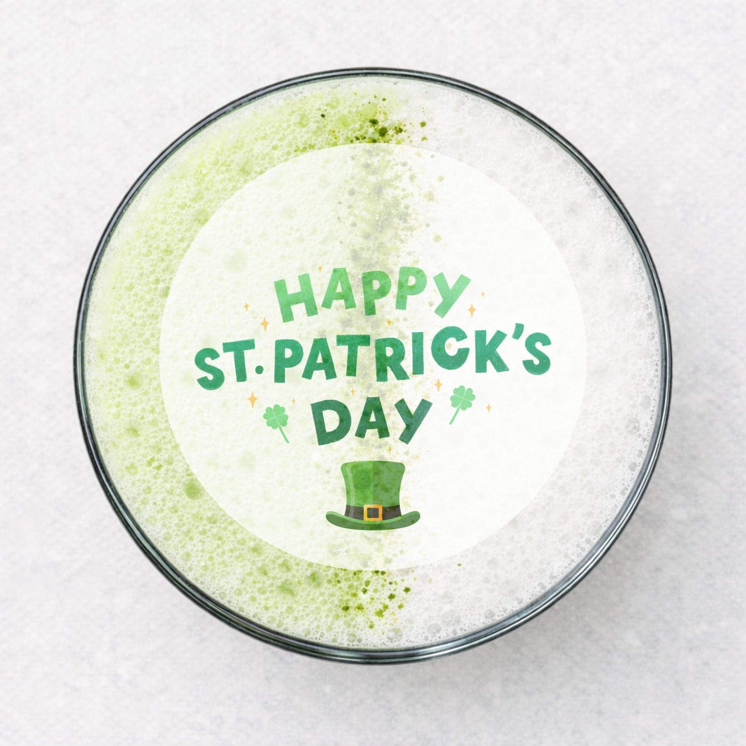 St Patrick's Day Edible Drink Toppers
