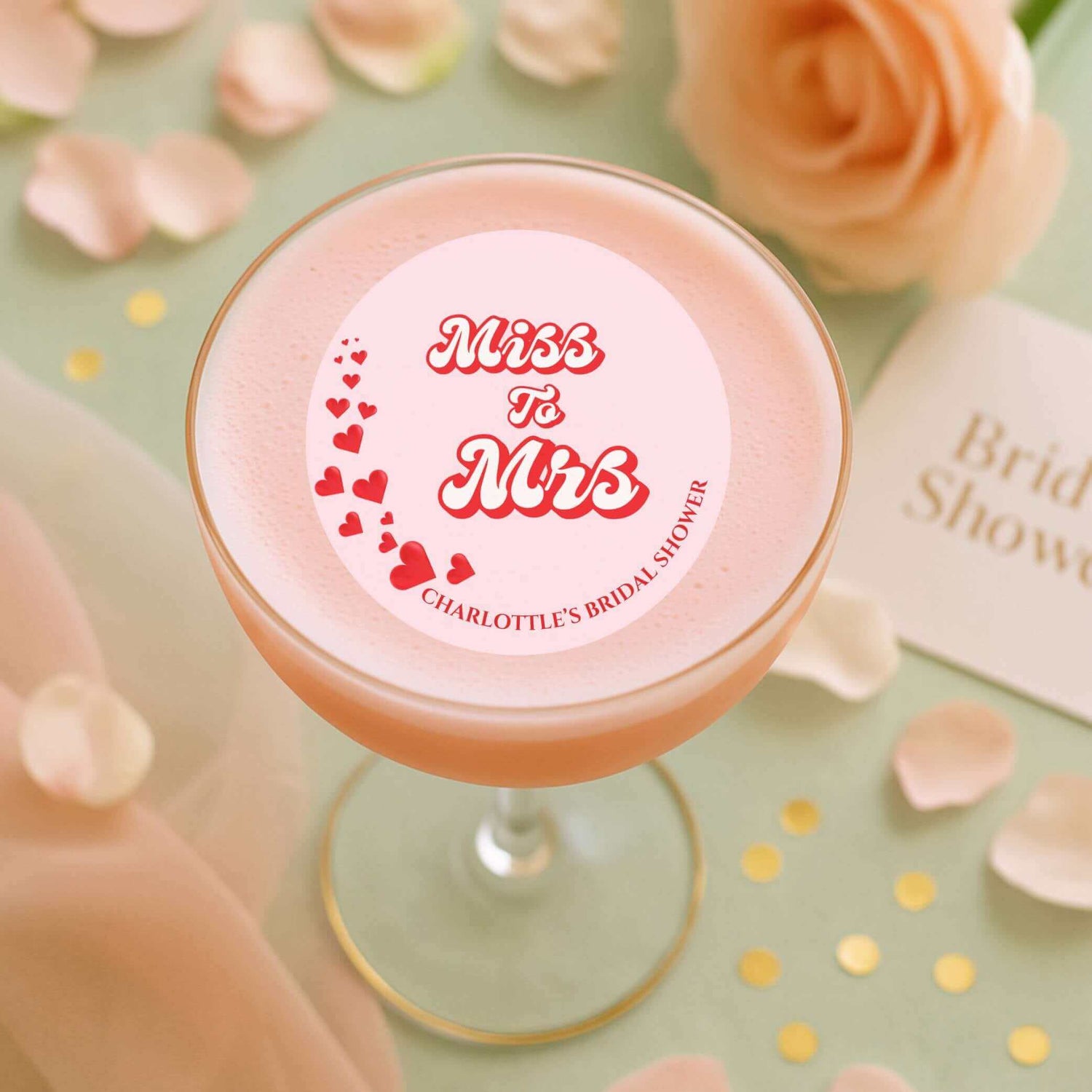 Personalised Hen Party Edible Drink Toppers – Vegan & Custom