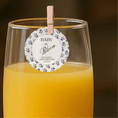Load image into Gallery viewer, ‘ Baby In Bloom’ Baby Shower- Edible Drink Toppers-Lilac Bloom
