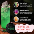 Load image into Gallery viewer, Edible Drink Shimmer -Eden Green Shimmer 10g
