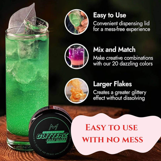 Edible Drink Shimmer -Eden Green Shimmer 10g
