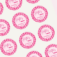 Load image into Gallery viewer, ‘Wild Hens’ Leopard Pink Round Gloss Sticker Labels
