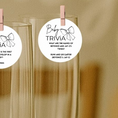 Load image into Gallery viewer, 50 Baby Shower Trivia - Edible Drink Toppers

