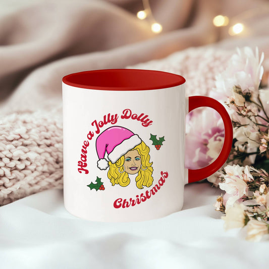 Jolly Dolly Christmas Mug