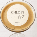Load image into Gallery viewer, Modern Birthday Age Edible Cocktail Toppers
