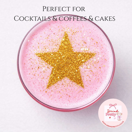 Reusable Stencil Cocktail & Coffee- Star