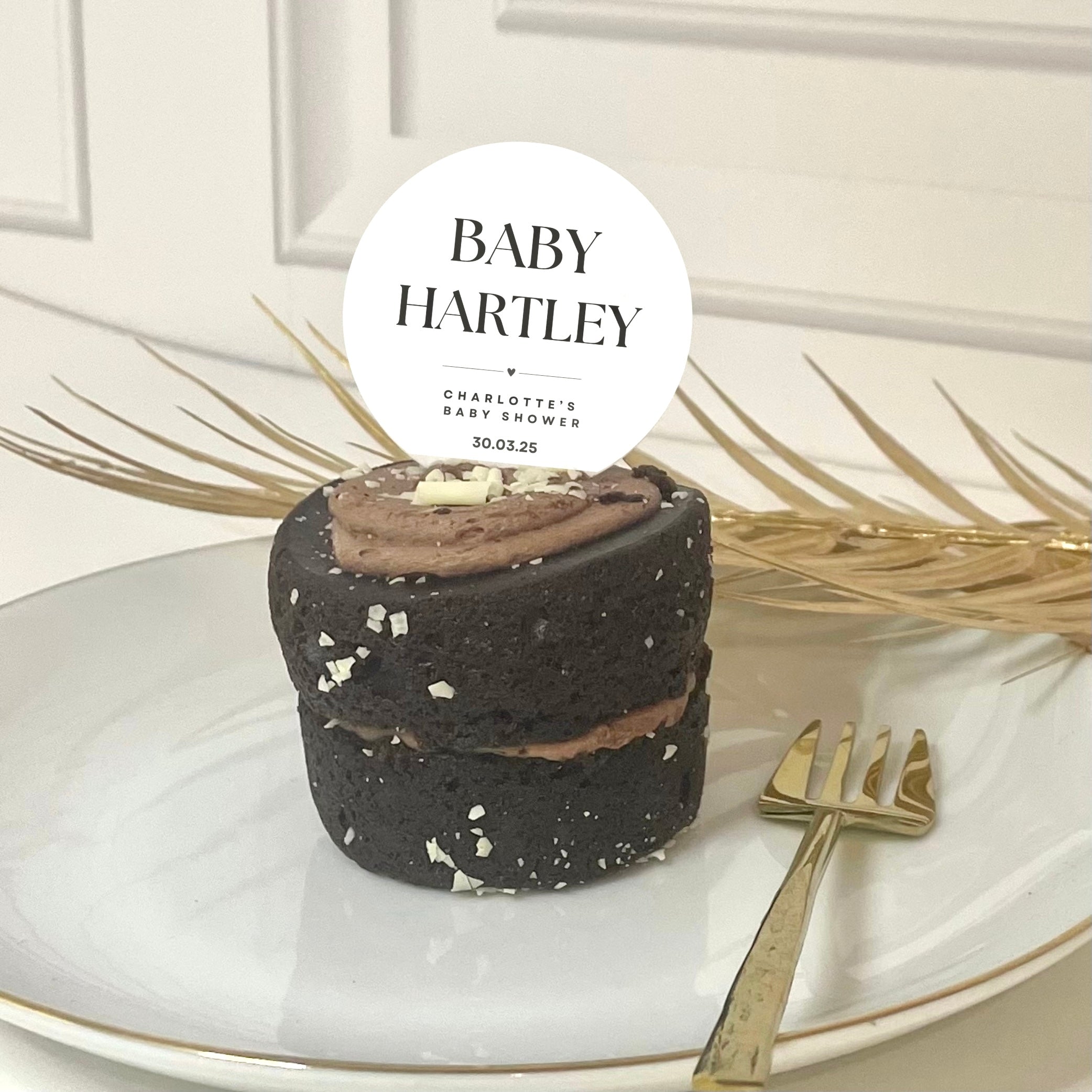 ‘Baby Name’ Edible  Cake Toppers