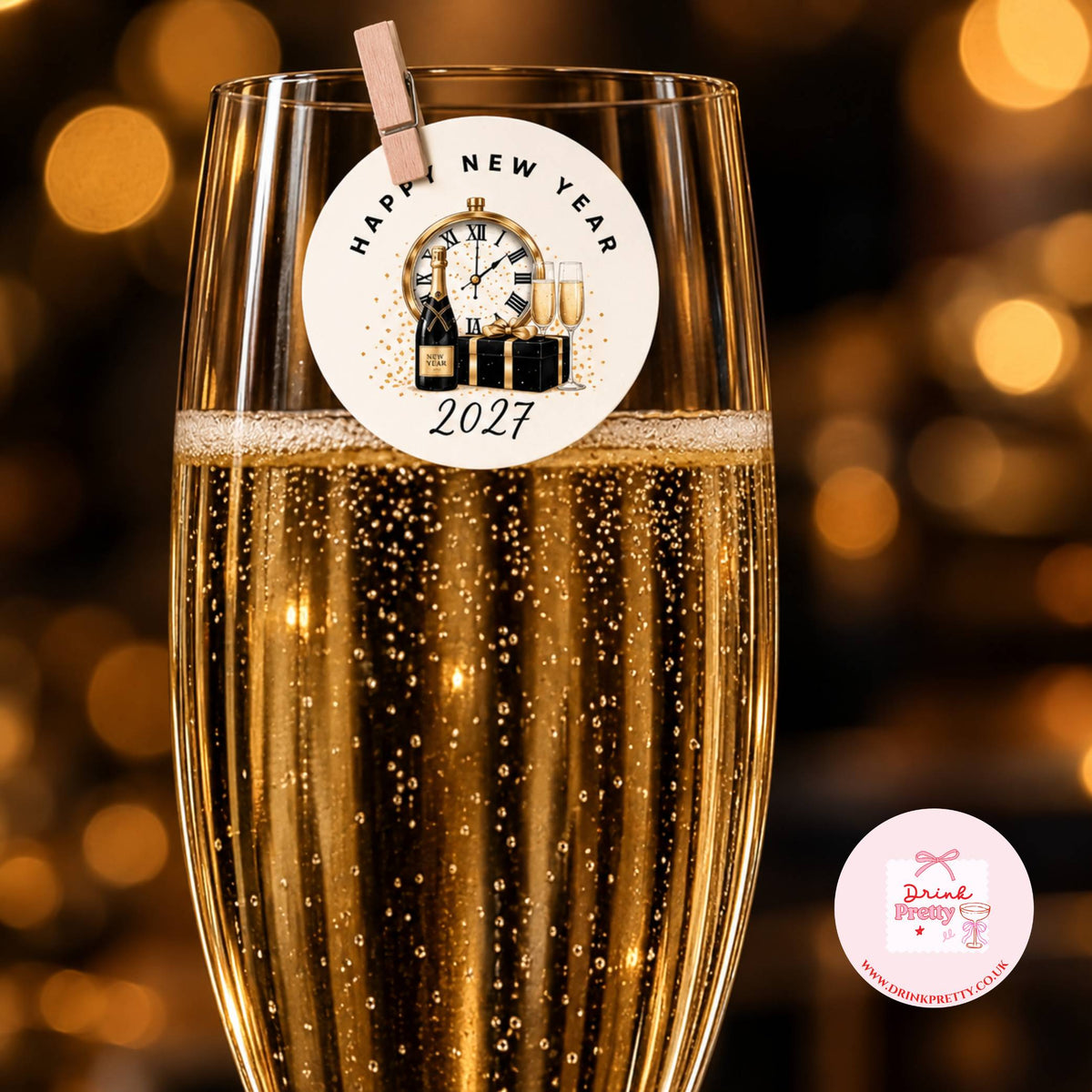 Cheers At Midnight 2027 Edible Drink Toppers
