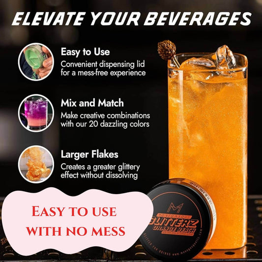 Edible Drink Shimmer - Orange Beach Shimmer 10g