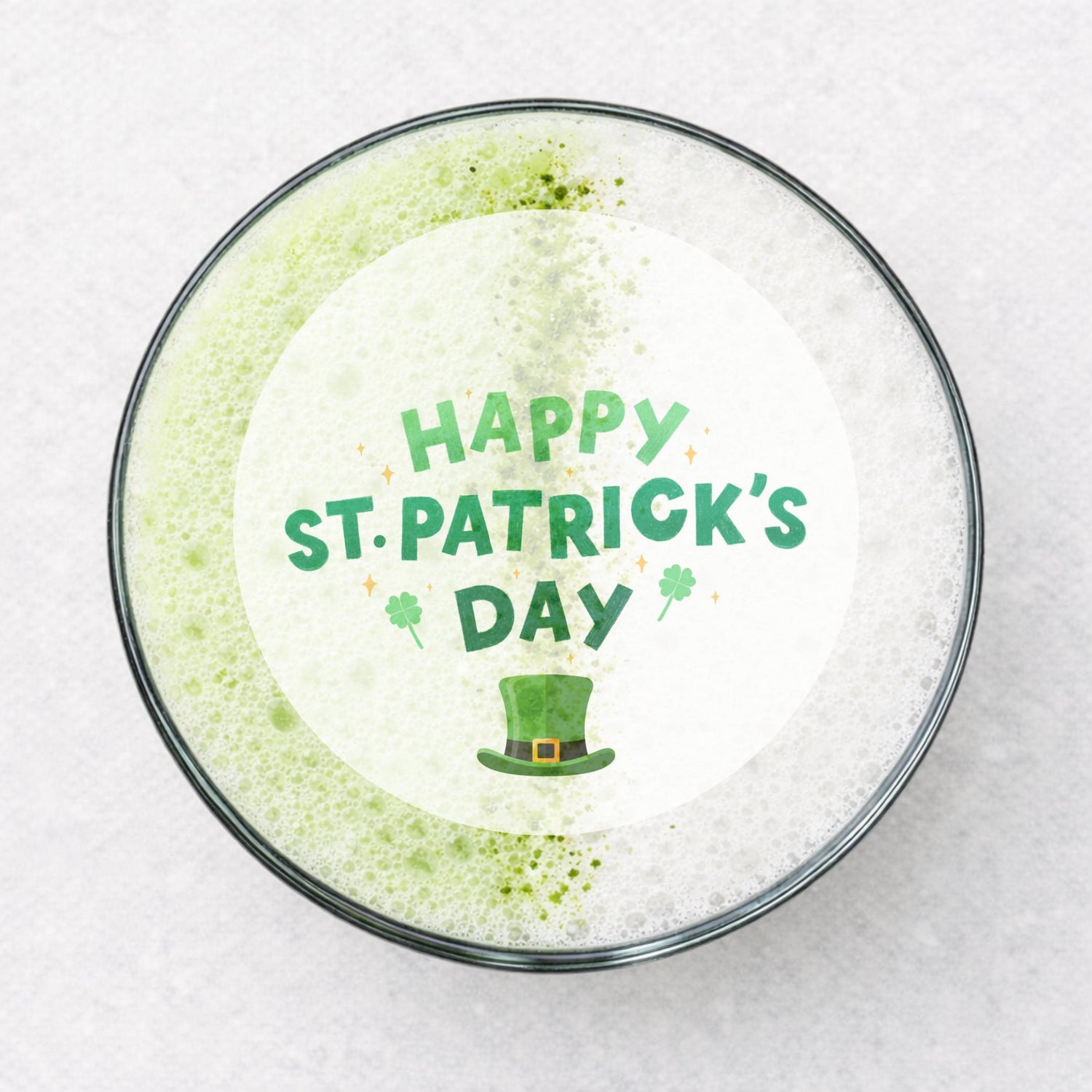 St Patrick's Day Edible Drink Toppers
