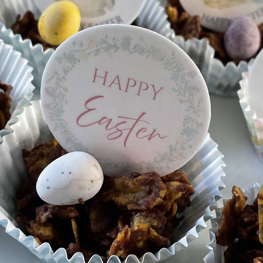 Easter Edible Wafer Cake Toppers 2”