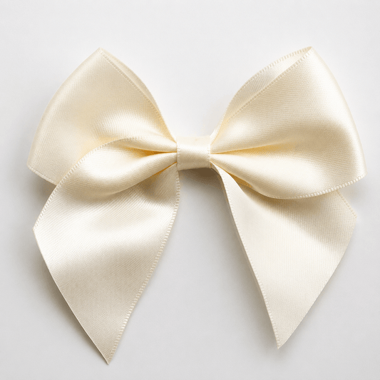 Pre-Tied Satin Bows 10cm Pack of 6 Varieties Colours