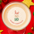 Load image into Gallery viewer, Ho Ho Ho Christmas Edible Drink Toppers
