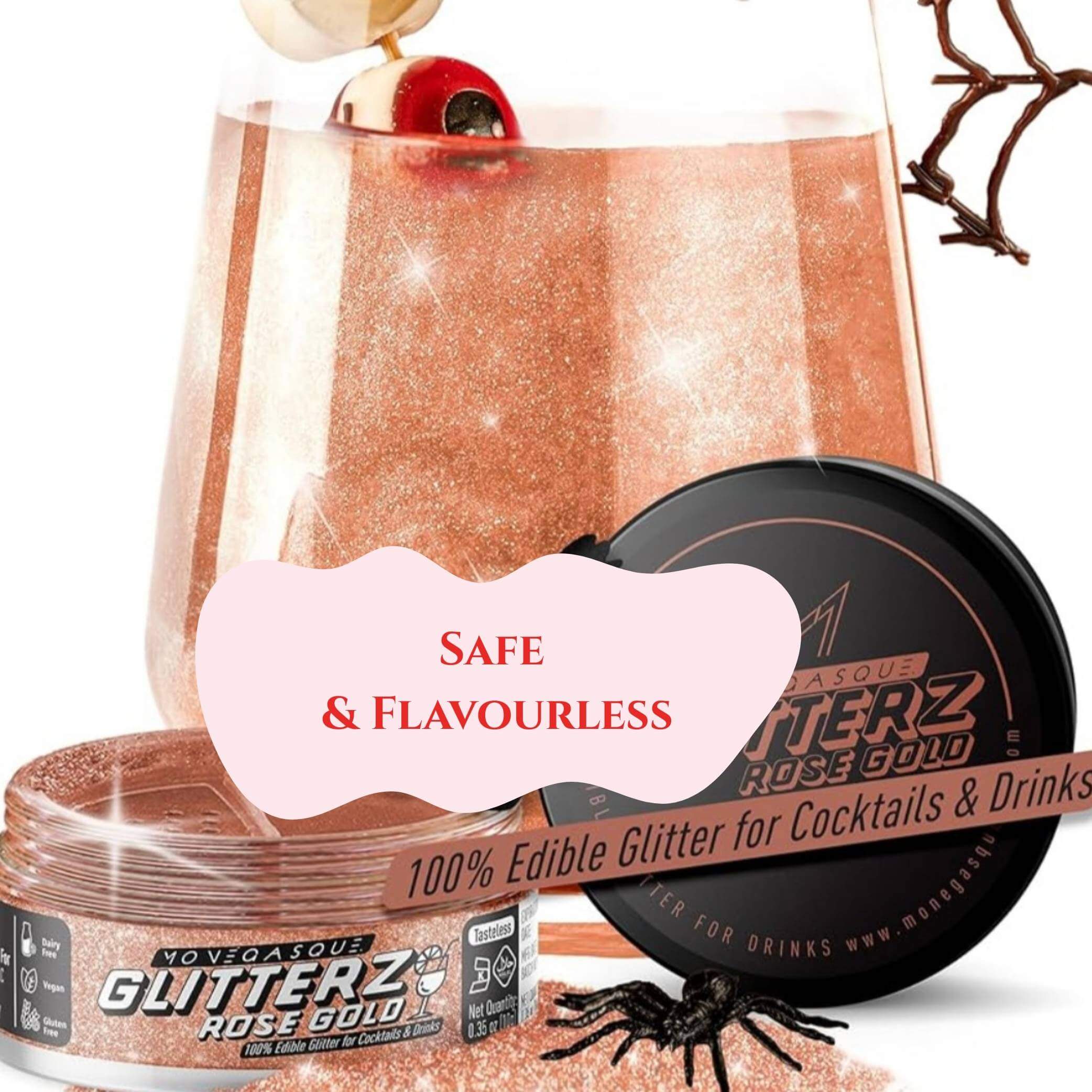 Edible Drink Shimmer - Rose Gold Shimmer 10g