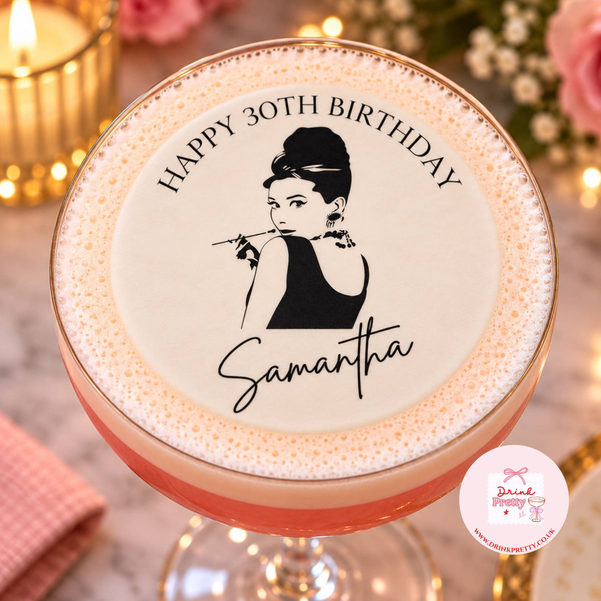 Darling Audrey Edible Cocktail Toppers