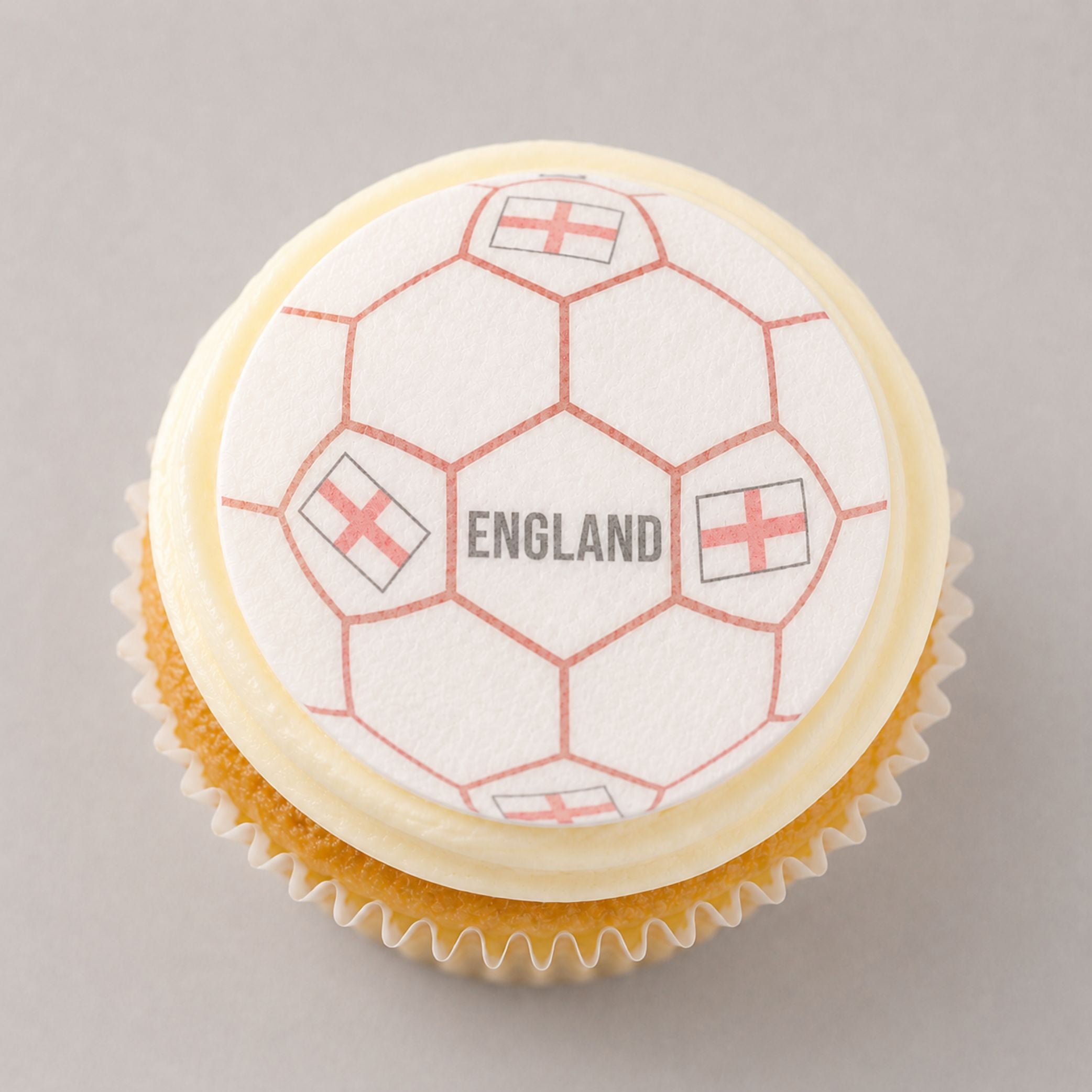 World Cup England Football Edible Cocktail Toppers