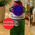 Load image into Gallery viewer, Personalised Text & Message Bottle Charm Gift Tag

