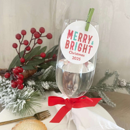 merry and bright cocktail toppers 