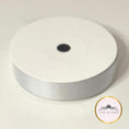 Load image into Gallery viewer, Silver Grosgrain Ribbon - 16mm x 10metre Reel
