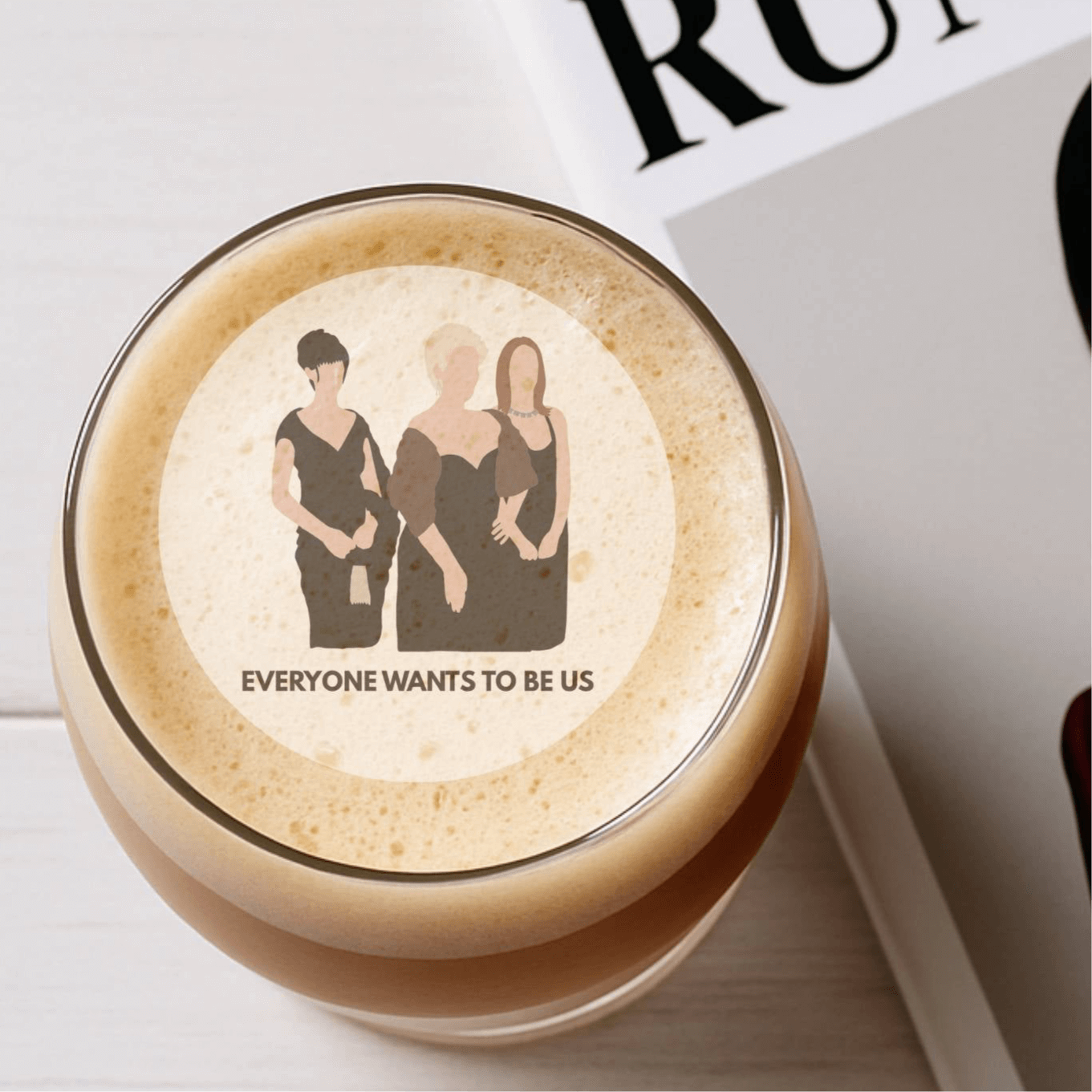 The Devil Wears Prada edible cocktail toppers- 6 Design Set