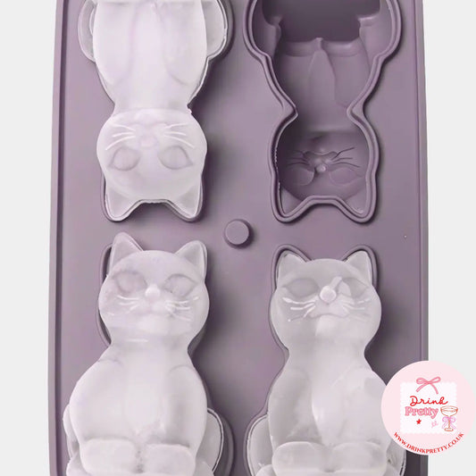 Cool Cats 3D Ice cube Tray