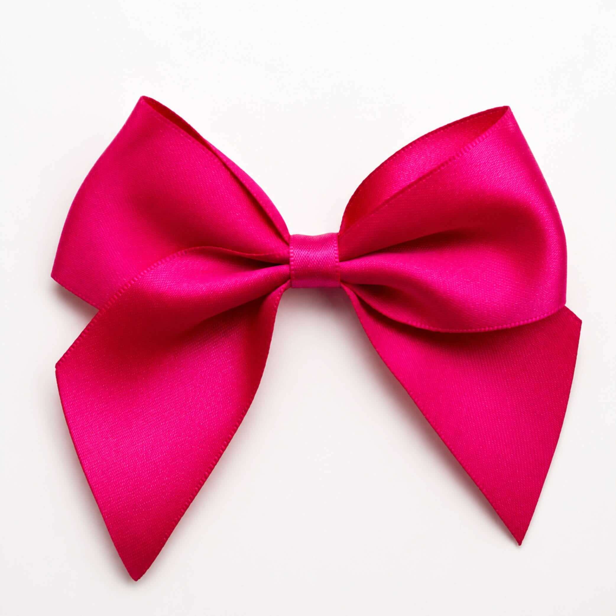 Pre-Tied Satin Bows 10cm Pack of 6 Varieties Colours