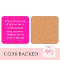 Load image into Gallery viewer, Not Too Early For Wine Drink Coaster
